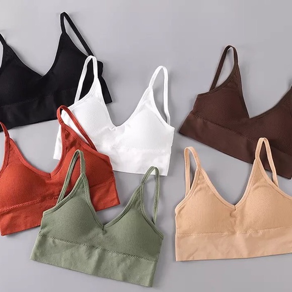 Other - NWT S/M BUTTER stretch cotton low back bralettes